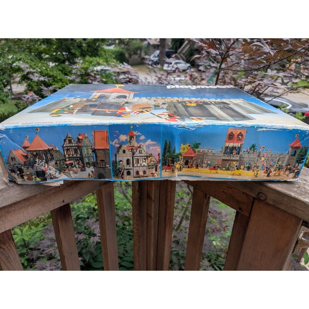 Playmobil 3446 Castle Set Vintage Medievel Knights Prison Castle No Figurines - Picture 3 of 16